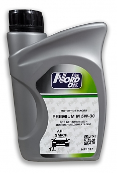 Масло моторное nord Oil Premium M SM/CF 5W-30