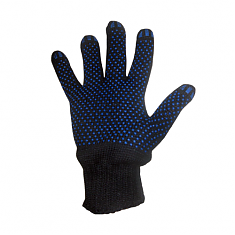 Перчатки 5-ниточные черные